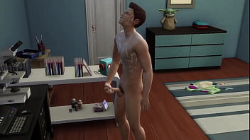 Spiderman jerks off watching may