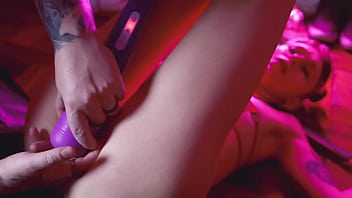 Hogtied foot for torment and orgasm