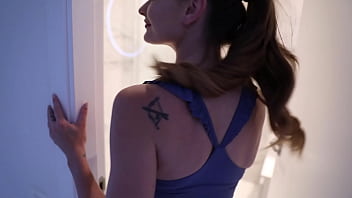 Yoga thin girl getting streached out with antonio suleiman's dick