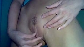 Sexy blonde european playing with her pussy