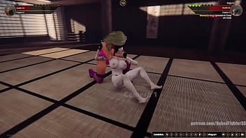 Bambi vs kagura nf3d female mma combat ring