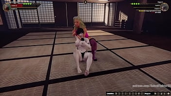 Bambi vs kagura nf3d female mma combat ring