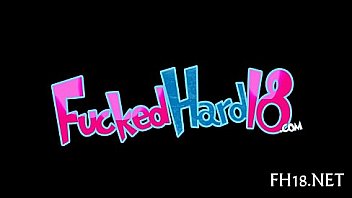 Cute 18 year old girl receives screwed hard