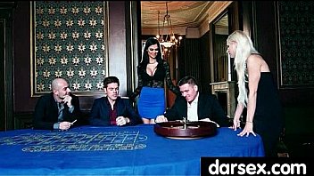 Gorgeous babe passionately fucked 30