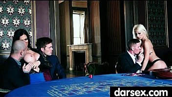 Gorgeous babe passionately fucked 30