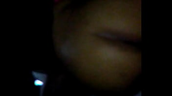 Sexy wife giving him sloppy head