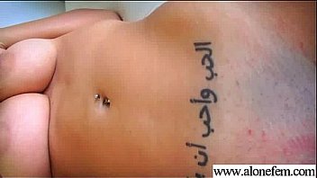 Natalia starr alone horny girl play with stuffs as sex toys video 19