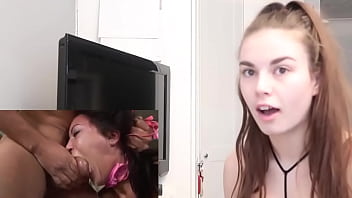 Youtuber reacts to video of hardcore fucking