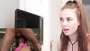 Youtuber reacts to video of hardcore fucking