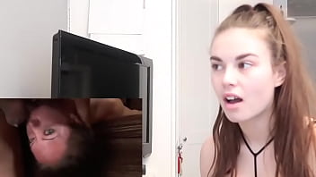 Youtuber reacts to video of hardcore fucking