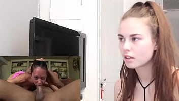 Youtuber reacts to video of hardcore fucking