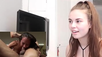 Youtuber reacts to video of hardcore fucking