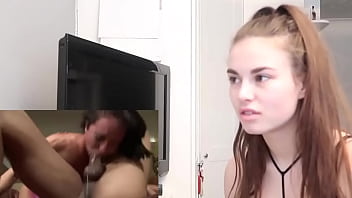 Youtuber reacts to video of hardcore fucking
