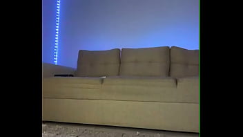 Riding the dildo and cum so hard