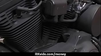 Desperate teen naked in public and fucks to pay rent 22