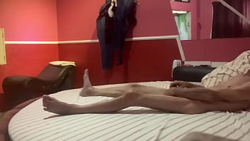 Me preparando para uma tarde com minha gata