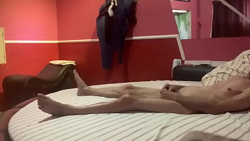 Me preparando para uma tarde com minha gata