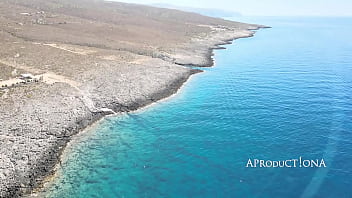 Wetting sweatpants and panties on a barefoot morning walk