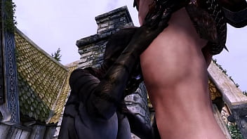 Traveller Fucks Prostitue Khajiit thumbnail