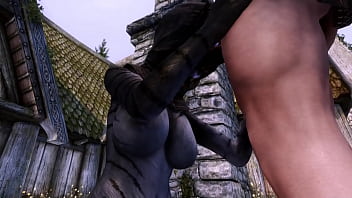 Traveller fucks prostitue khajiit