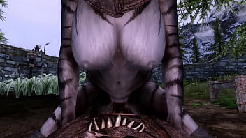 Traveller fucks prostitue khajiit