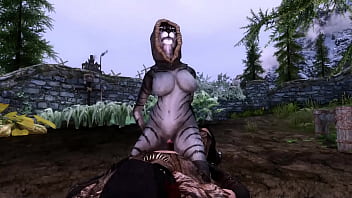 Traveller fucks prostitue khajiit