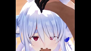 Pekora le chupa la polla a un suscriptor