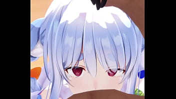 Pekora le chupa la polla a un suscriptor