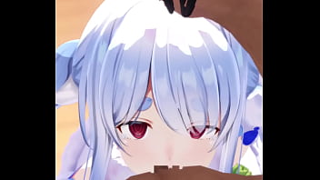 Pekora le chupa la polla a un suscriptor