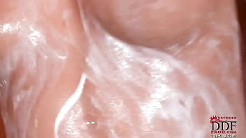 Lara's horny shower show part 2