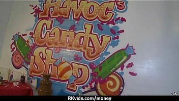 Slutty amateur babe is paid cash from some crazy public sex 10