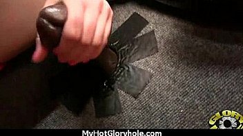 Gloryhole blowjob hottie makes every dick cum 2