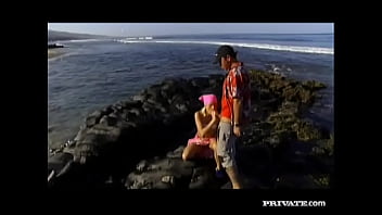 Alexa weix gives her boyfriend a blowjob and handjob for a cumshot