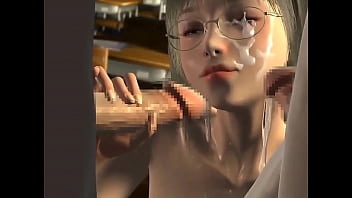 Busty teacher punishes 3 male students