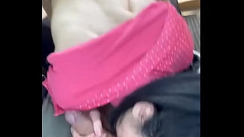 Milf gabriella pulls hard on his cock and swallows all the milk