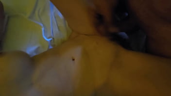 Casal no sigilo gozada nela