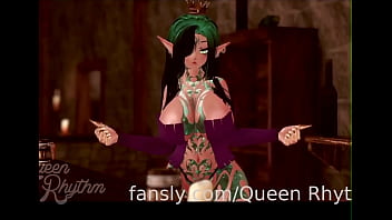 Huge boobs orgasm 3d