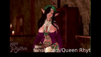 Huge boobs orgasm 3d