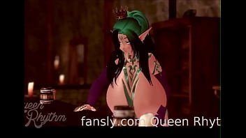 Huge boobs orgasm 3d