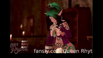 Huge boobs orgasm 3d