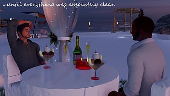 Black and white threesome