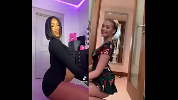 Tiktok challenge white girs vs black girls