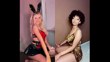 Tiktok challenge white girs vs black girls