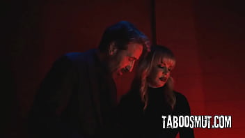 Brunette teen has public threesome with therapist and her husband