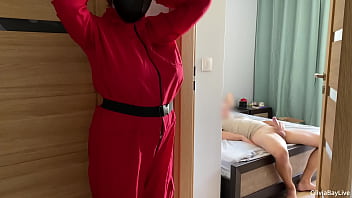 Squid game stepsister want show me her boobs after watching series