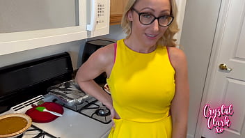 Stepmom stuffed by stepson on thanksgiving