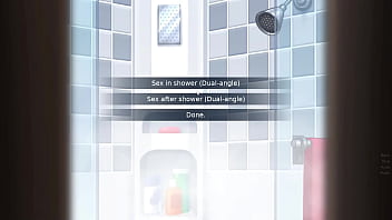 Stepmom fucks stepson in shower shower sex summertime saga