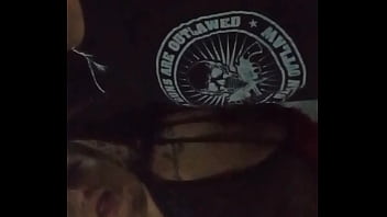 Bouncing big tits in public