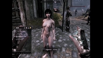 A lonely large breasted woman masturbates in public