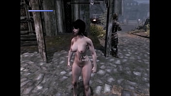 A lonely large breasted woman masturbates in public